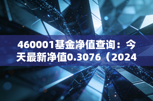 460001基金净值查询:今天最新净值0.3076(2024年11月15日)