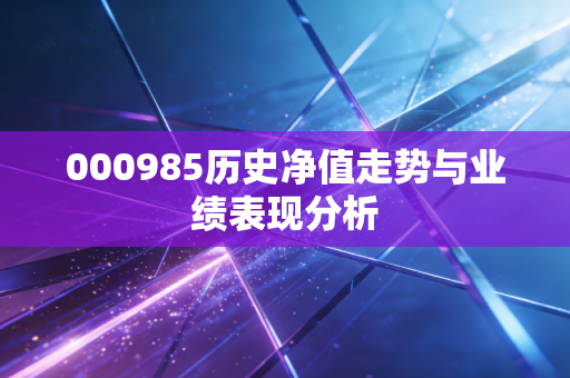 000985历史净值走势与业绩表现分析