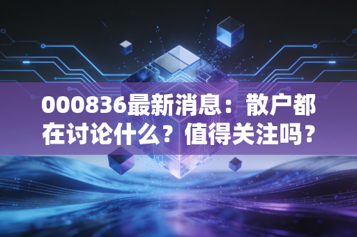 000836最新消息：散户都在讨论什么？值得关注吗？