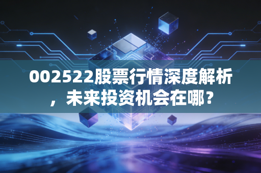 002522股票行情深度解析，未来投资机会在哪？