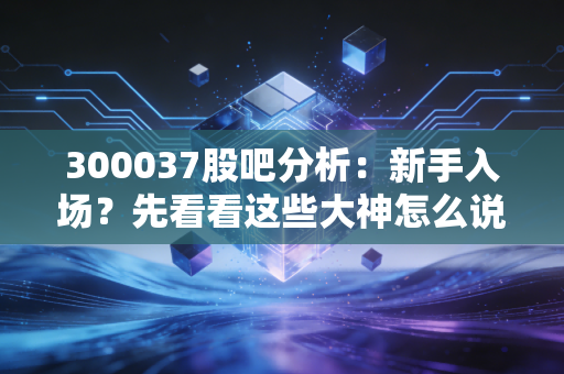 300037股吧分析:新手入场?先看看这些大神怎么说!