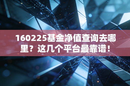 160225基金净值查询去哪里?这几个平台最靠谱!