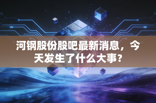 河钢股份股吧最新消息，今天发生了什么大事？