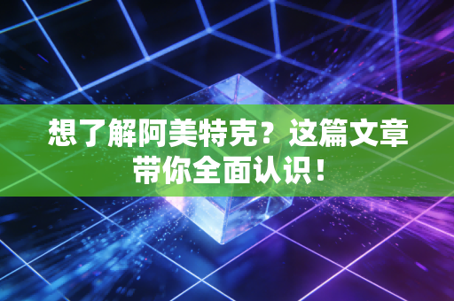 想了解阿美特克?这篇文章带你全面认识!