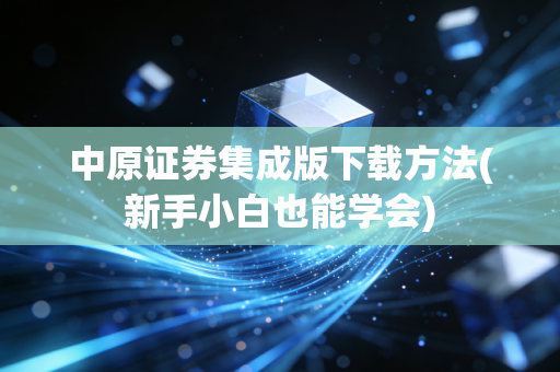 中原证券集成版下载方法(新手小白也能学会)