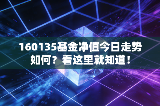 160135基金净值今日走势如何?看这里就知道!
