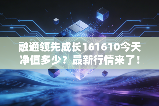 融通领先成长161610今天净值多少?最新行情来了!