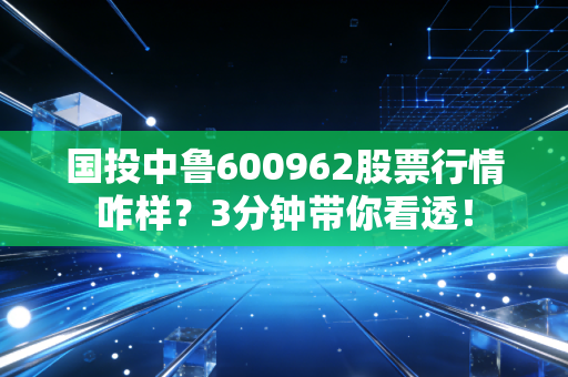 国投中鲁600962股票行情咋样？3分钟带你看透！