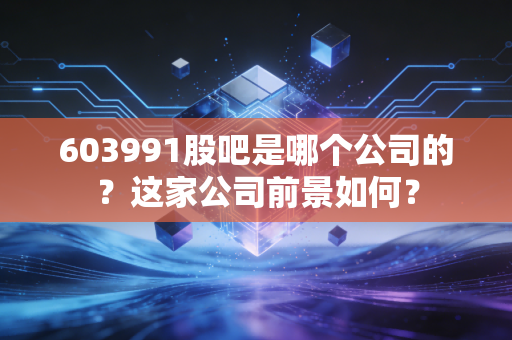 603991股吧是哪个公司的?这家公司前景如何?