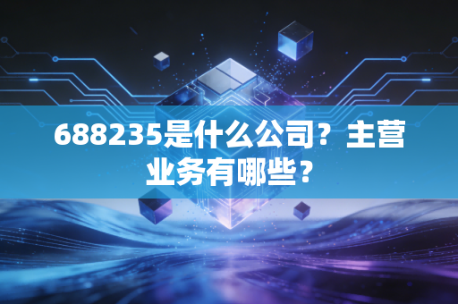 688235是什么公司?主营业务有哪些?