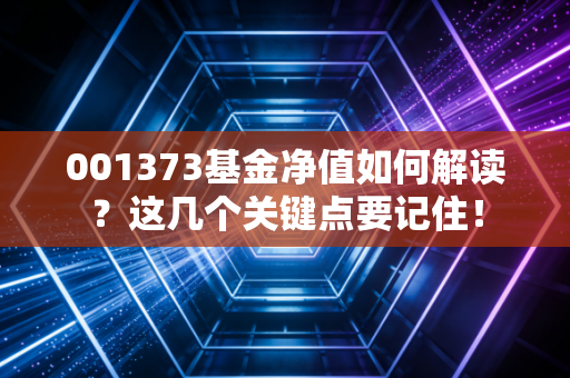 001373基金净值如何解读?这几个关键点要记住!