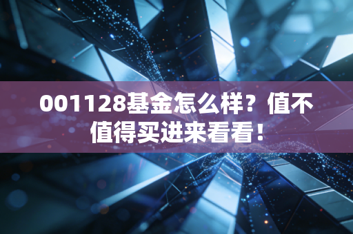 001128基金怎么样？值不值得买进来看看！