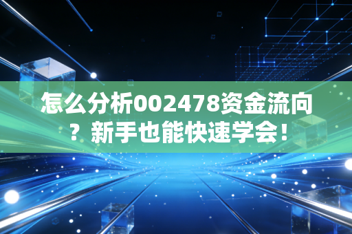 怎么分析002478资金流向?新手也能快速学会!