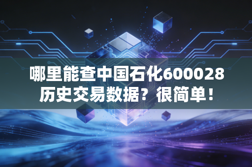 哪里能查中国石化600028历史交易数据？很简单！