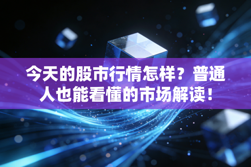 今天的股市行情怎样？普通人也能看懂的市场解读！