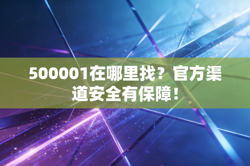 500001在哪里找？官方渠道安全有保障！