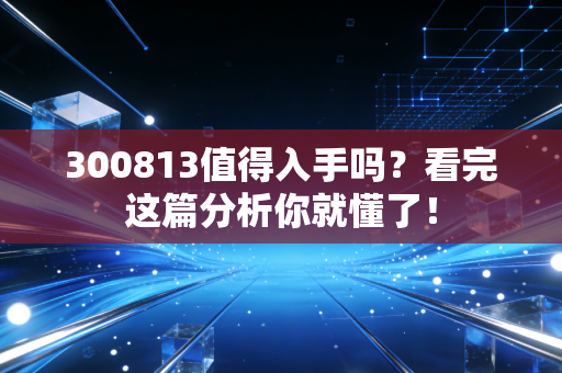 300813值得入手吗？看完这篇分析你就懂了！