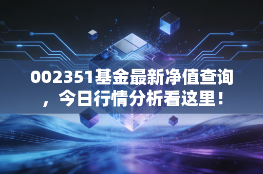002351基金最新净值查询，今日行情分析看这里！