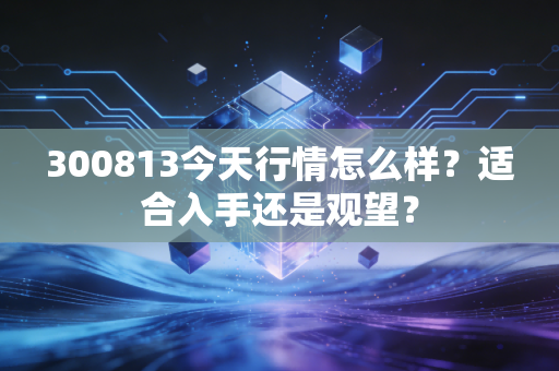 300813今天行情怎么样?适合入手还是观望?