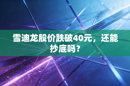 雪迪龙股价跌破40元,还能抄底吗?
