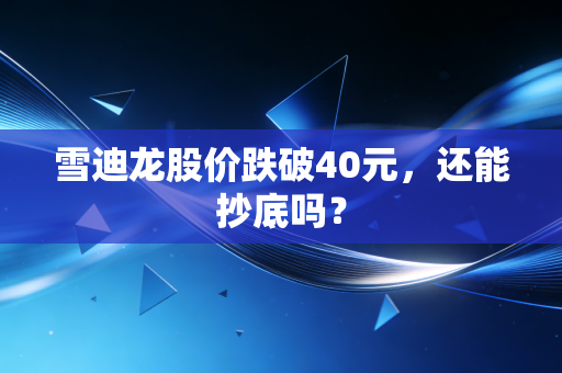 雪迪龙股价跌破40元,还能抄底吗?