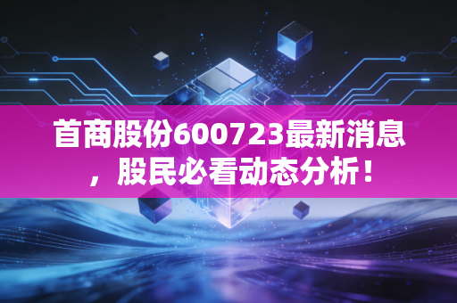 首商股份600723最新消息,股民必看动态分析!