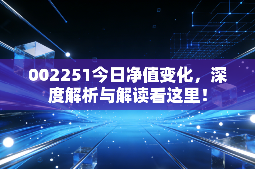 002251今日净值变化，深度解析与解读看这里！