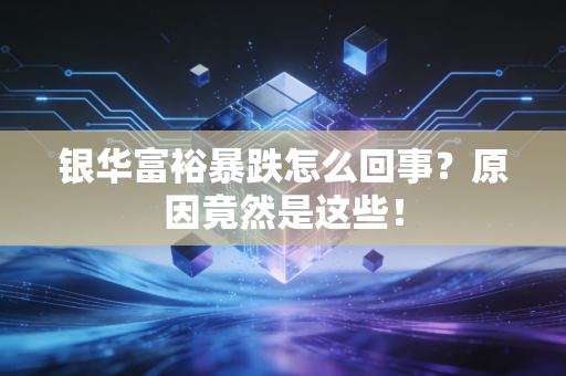 银华富裕暴跌怎么回事?原因竟然是这些!