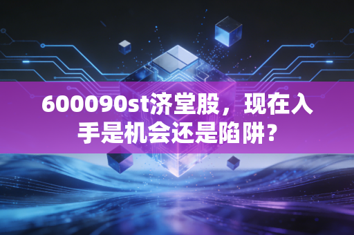 600090st济堂股,现在入手是机会还是陷阱?