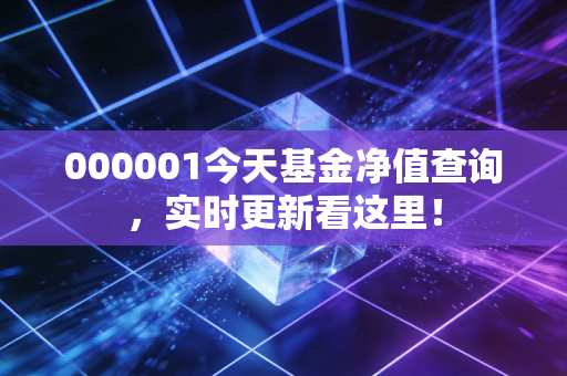 000001今天基金净值查询，实时更新看这里！