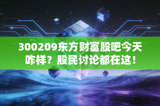 300209东方财富股吧今天咋样？股民讨论都在这！