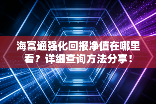 海富通强化回报净值在哪里看?详细查询方法分享!