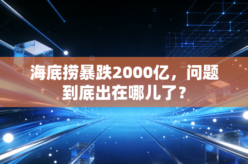 海底捞暴跌2000亿，问题到底出在哪儿了？