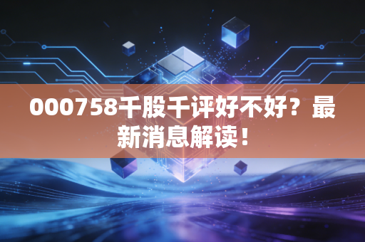 000758千股千评好不好?最新消息解读!