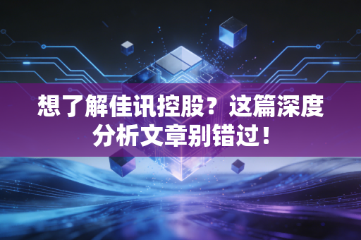 想了解佳讯控股？这篇深度分析文章别错过！