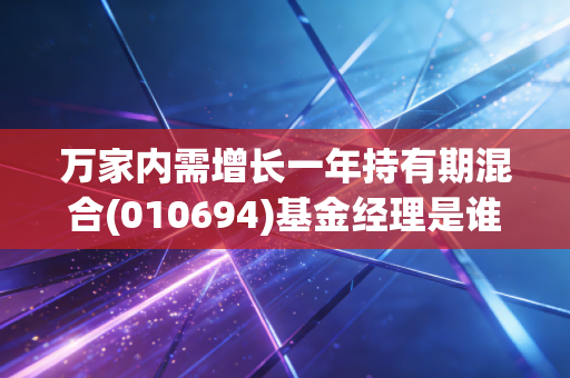 万家内需增长一年持有期混合(010694)基金经理是谁?