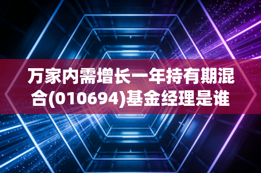 万家内需增长一年持有期混合(010694)基金经理是谁？