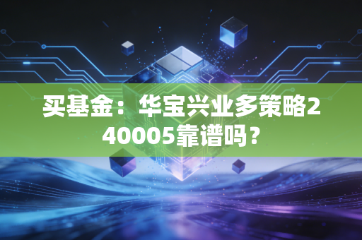 买基金:华宝兴业多策略240005靠谱吗?