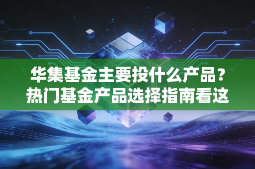 华集基金主要投什么产品?热门基金产品选择指南看这里。