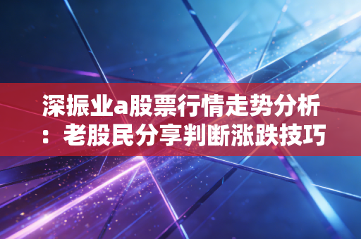 深振业a股票行情走势分析：老股民分享判断涨跌技巧