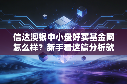 信达澳银中小盘好买基金网怎么样？新手看这篇分析就懂了！