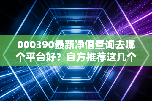 000390最新净值查询去哪个平台好？官方推荐这几个地方！