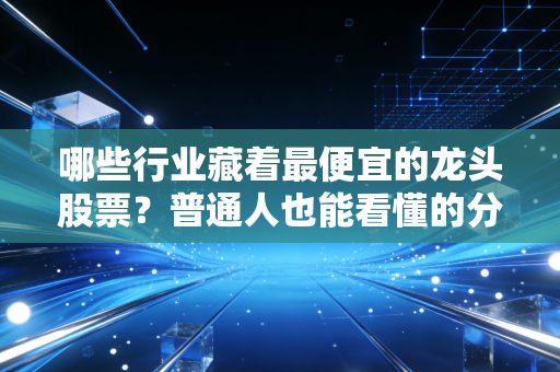 哪些行业藏着最便宜的龙头股票？普通人也能看懂的分析！