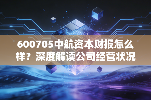 600705中航资本财报怎么样？深度解读公司经营状况！