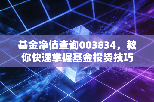 基金净值查询003834，教你快速掌握基金投资技巧