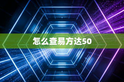 怎么查易方达50