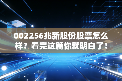002256兆新股份股票怎么样？看完这篇你就明白了！