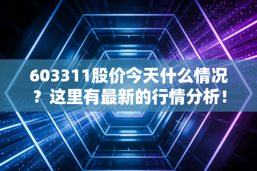 603311股价今天什么情况?这里有最新的行情分析!