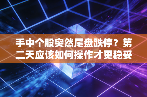 手中个股突然尾盘跌停？第二天应该如何操作才更稳妥？