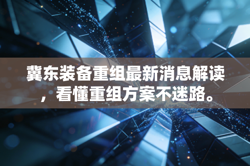 冀东装备重组最新消息解读，看懂重组方案不迷路。